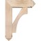 Ekena Millwork Westlake Arts and Crafts Smooth Bracket w/ Offset Brace, Douglas Fir, 7 1/2"W x 24"D x 32"H BKT0806X24X32WTL03SDF - alternate 2